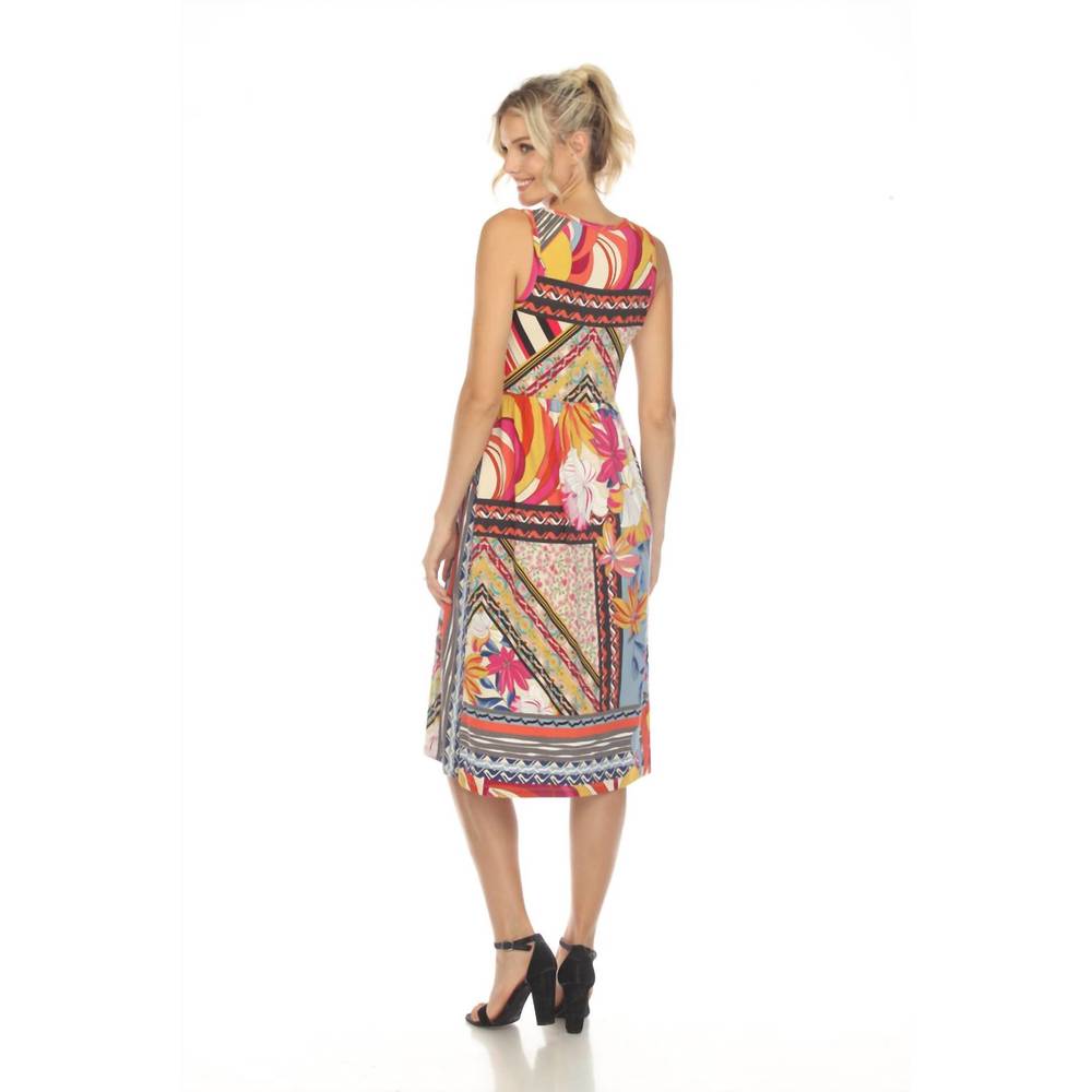 NEW JOHNNY WAS rachel may easy fit tank dress in multi - Picture 3 of 3